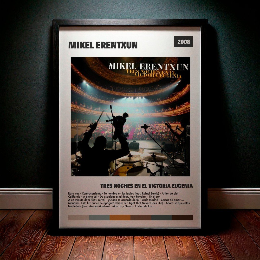 Cuadro Mikel Erentxun - Tres noches en el Victoria Eugenia