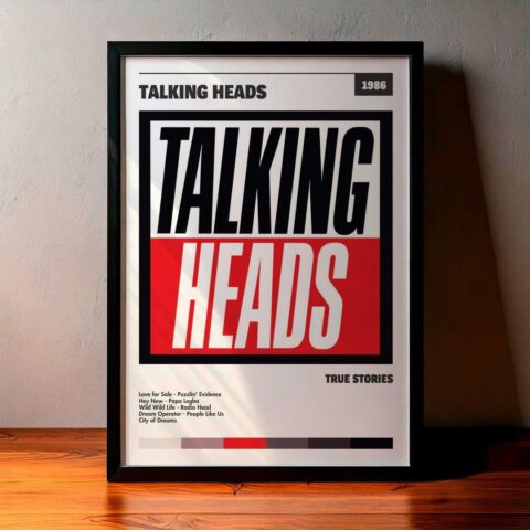 Cuadro Talking Heads - True Stories
