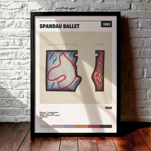 Cuadro Spandau Ballet - True