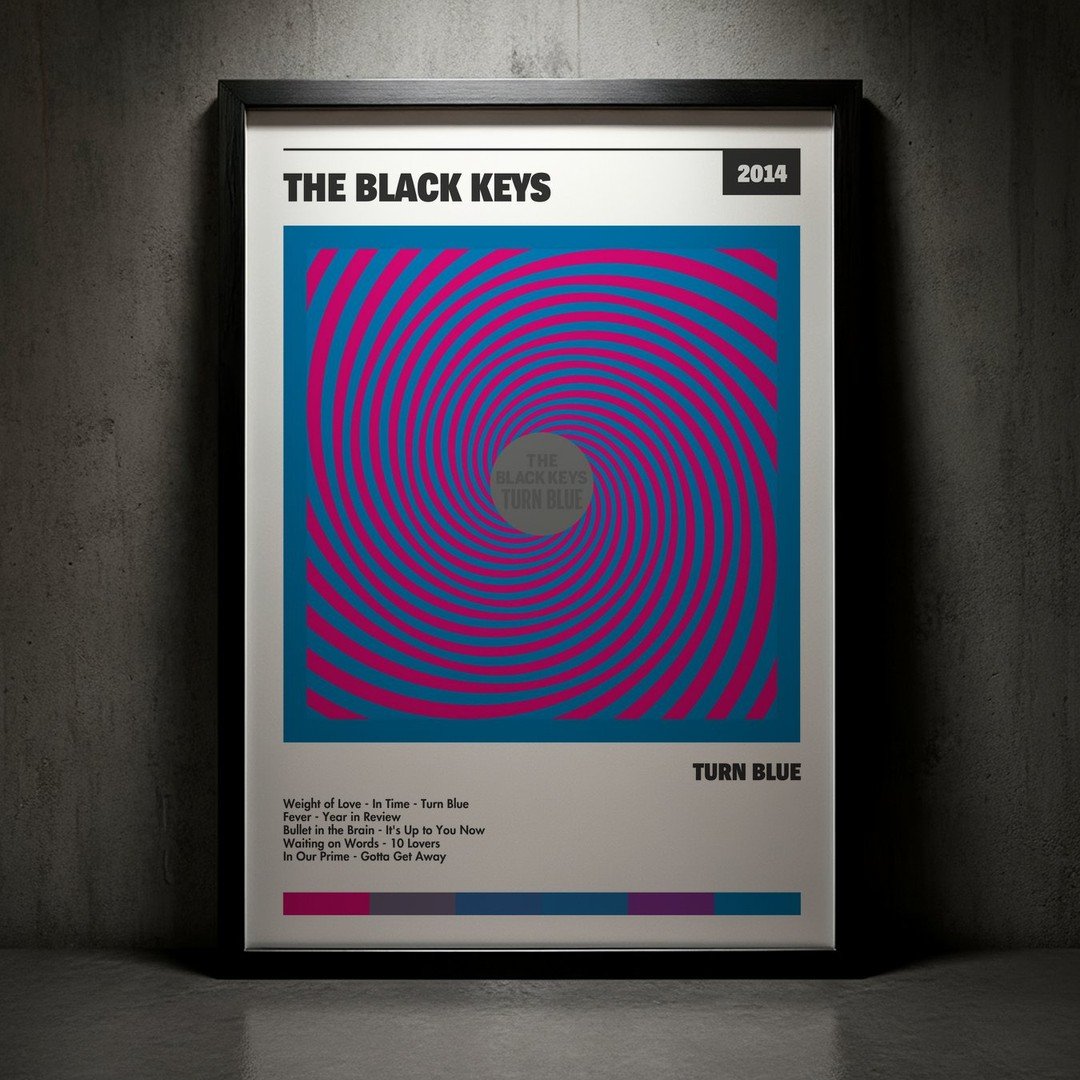 Cuadro The Black Keys - Turn Blue