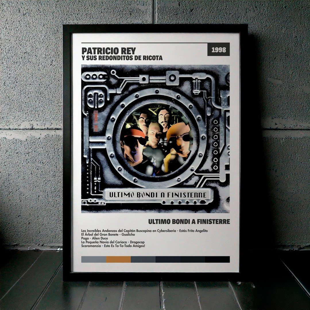 Cuadro Patricio Rey y sus Redonditos de Ricota - Último Bondi a Finisterre