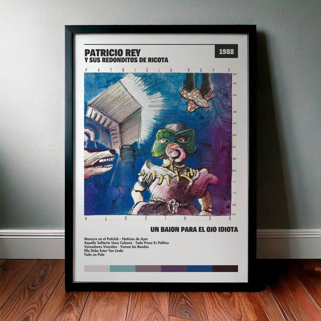 Cuadro Patricio Rey y sus Redonditos de Ricota - Un Baión para el Ojo Idiota