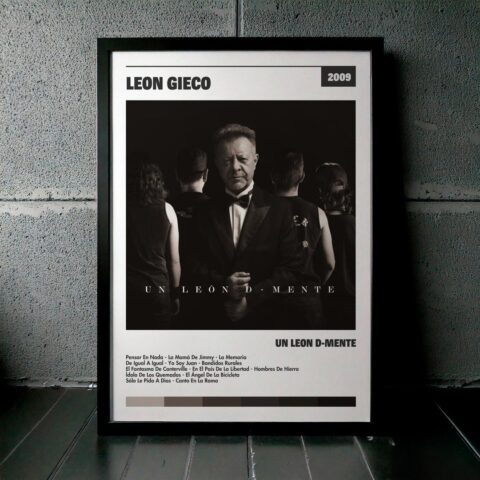 Cuadro León Gieco - Un León D-Mente