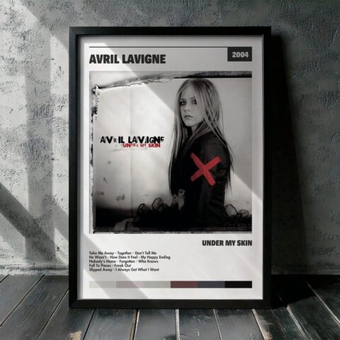 Cuadro Avril Lavigne - Under My Skin