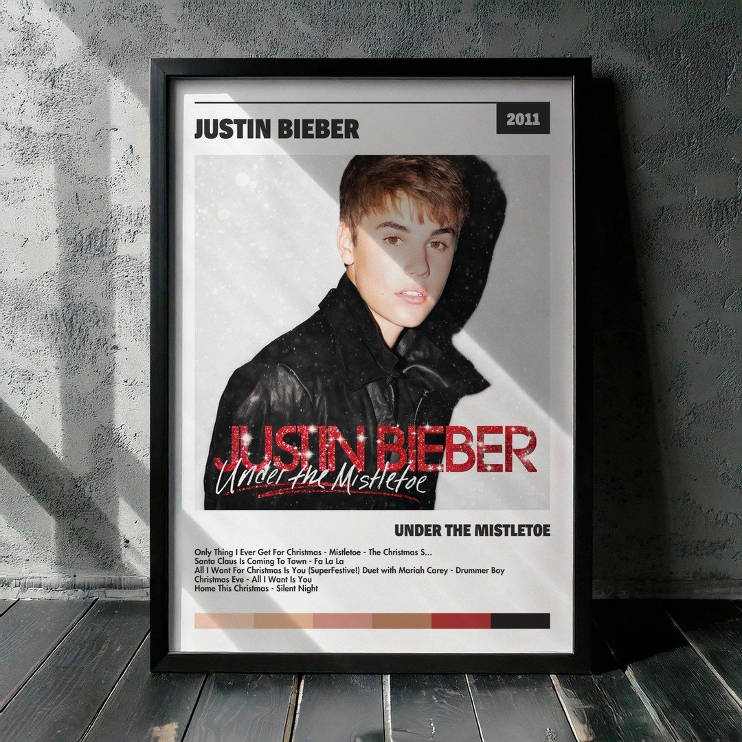 Cuadro Justin Bieber - Under The Mistletoe