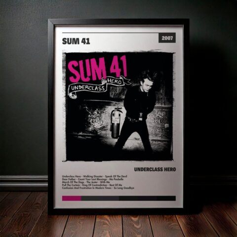 Cuadro Sum 41 - Underclass Hero
