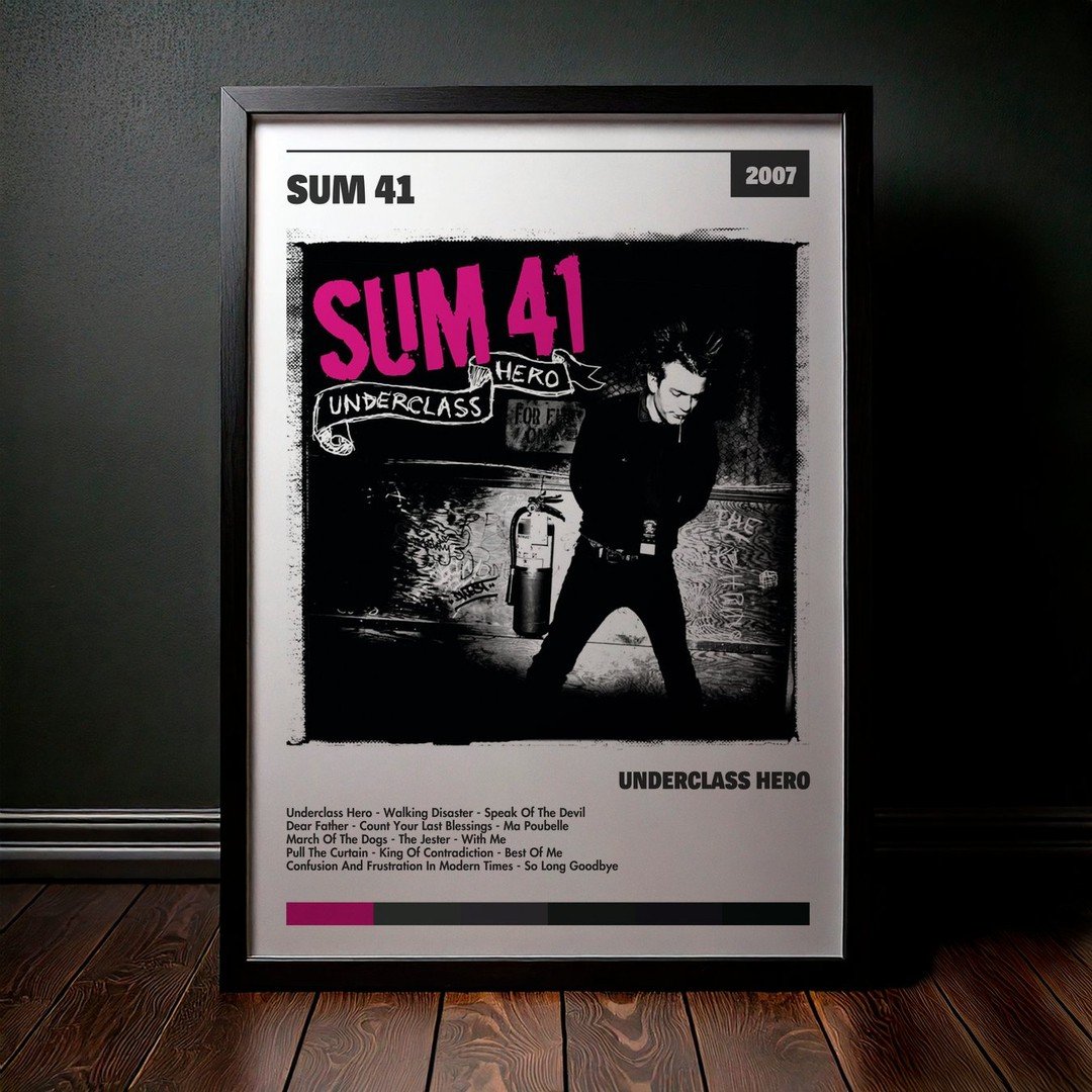 Cuadro Sum 41 - Underclass Hero
