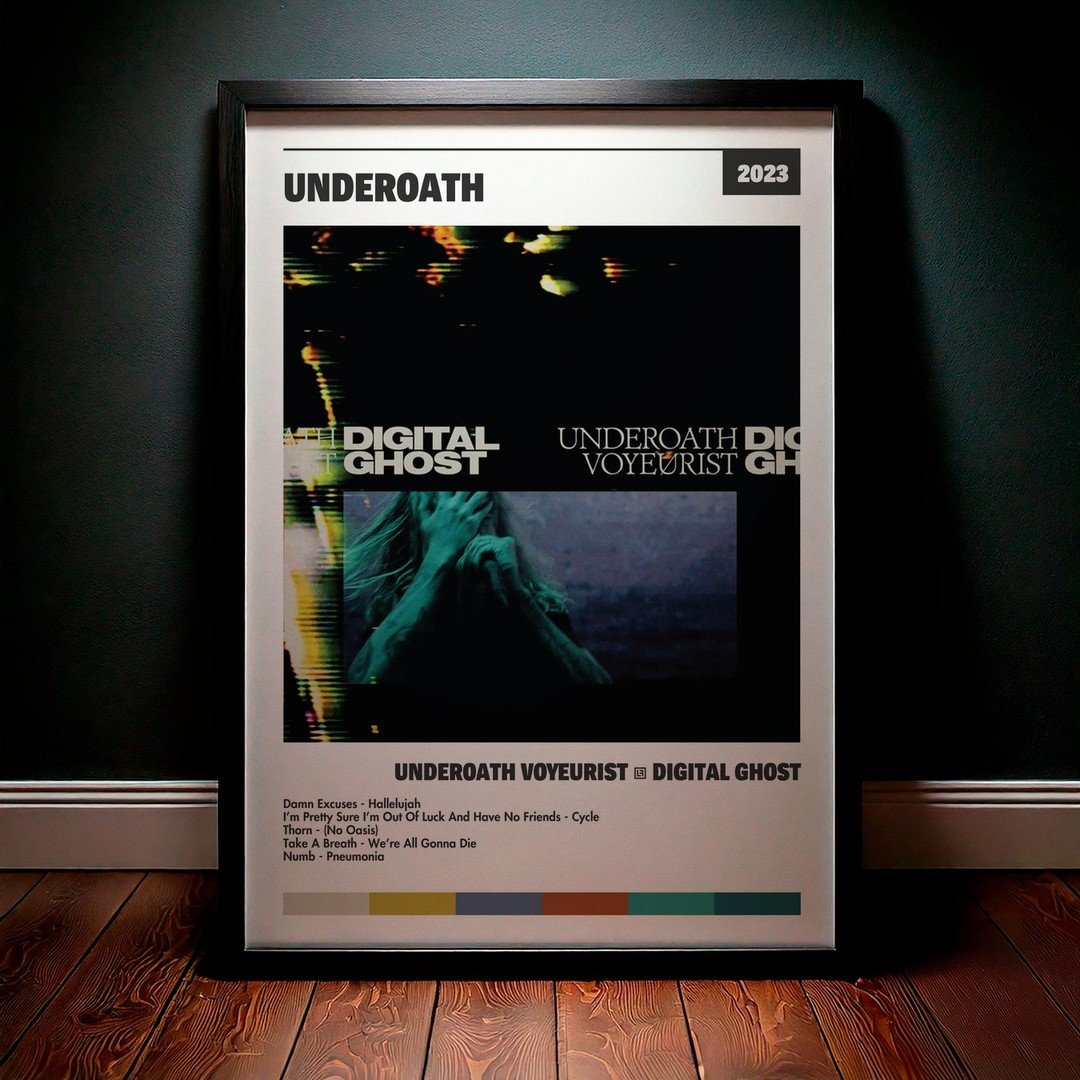 Cuadro Underoath - UNDEROATH VOYEURIST | Digital Ghost