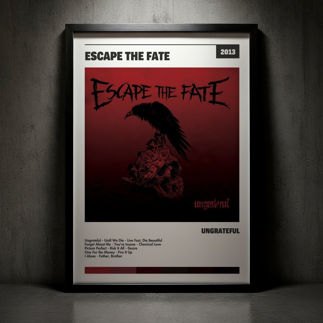 Cuadro Escape the Fate - Ungrateful