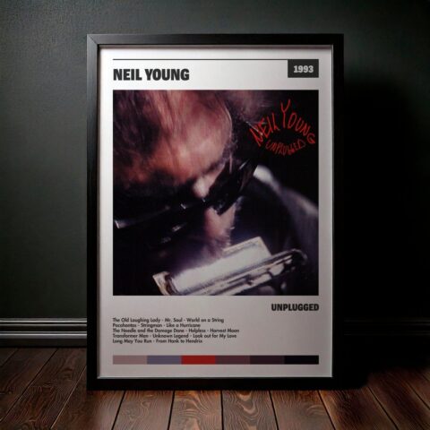 Cuadro Neil Young - Unplugged