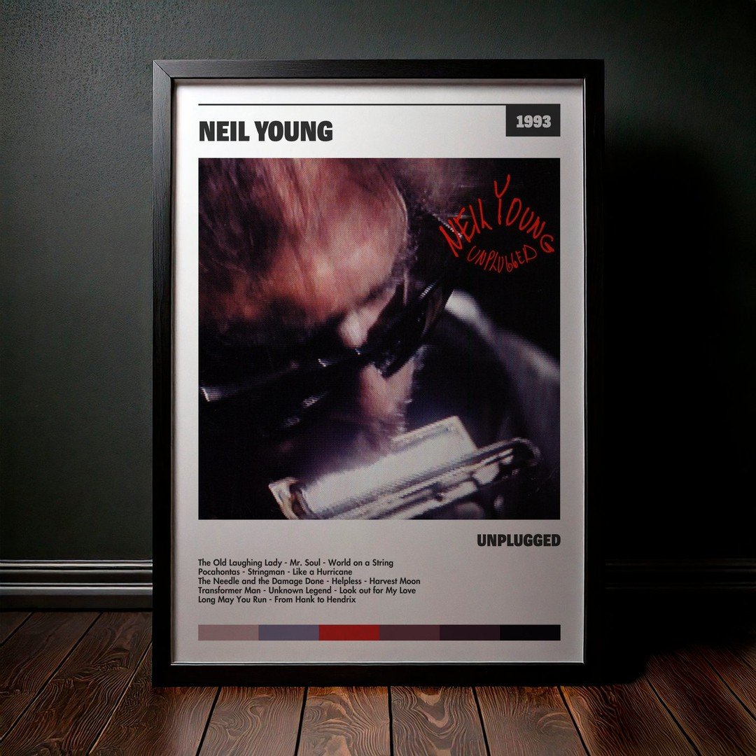 Cuadro Neil Young - Unplugged