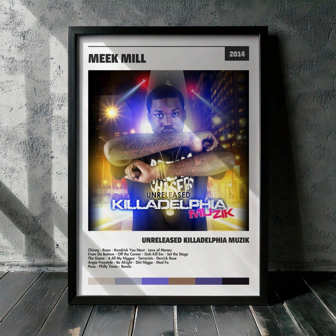 Cuadro Meek Mill - Unreleased Killadelphia Muzik