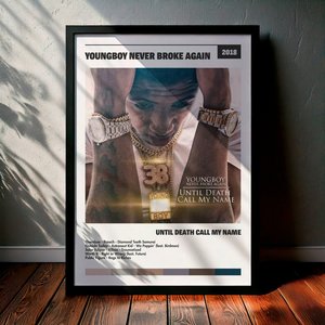 Cuadro YoungBoy Never Broke Again - Until Death Call My Name