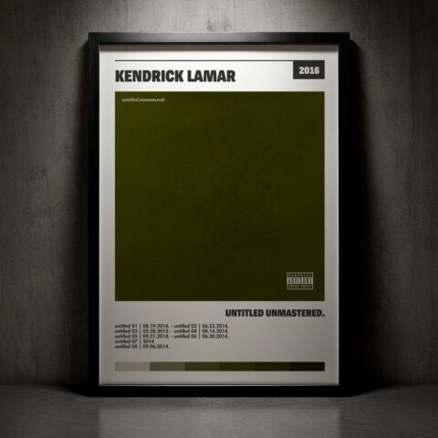 Cuadro Kendrick Lamar - untitled unmastered.
