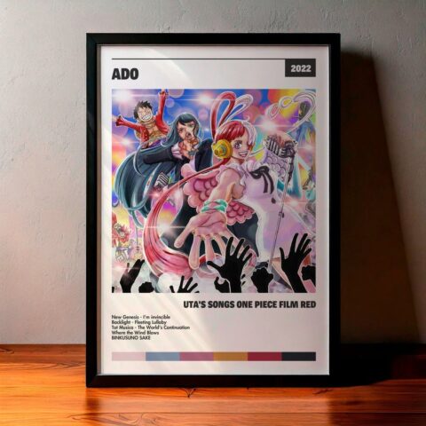 Cuadro Ado - UTA'S SONGS ONE PIECE FILM RED