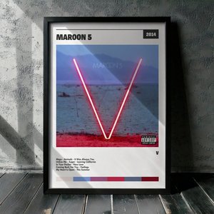 Cuadro Maroon 5 - V