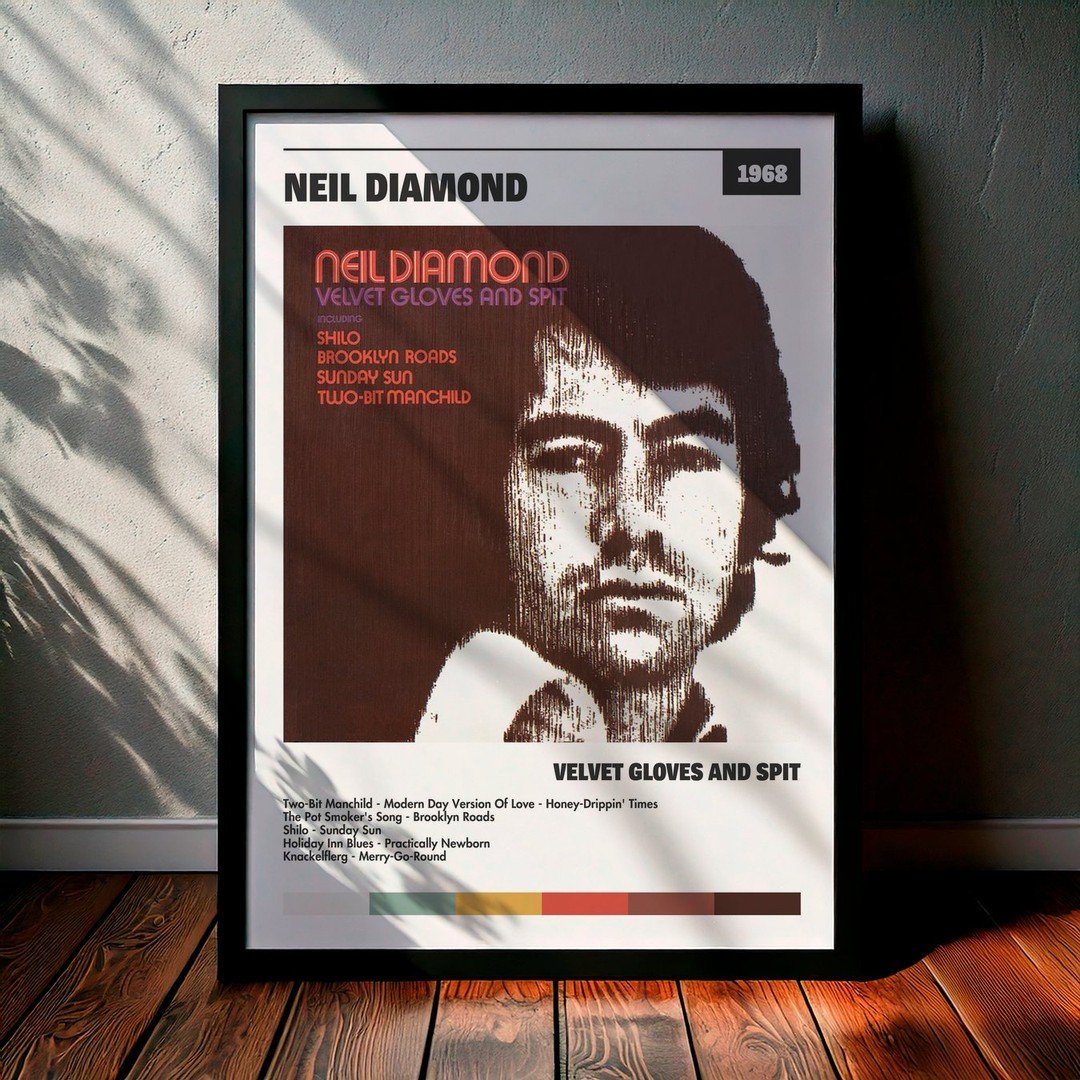 Cuadro Neil Diamond - Velvet Gloves And Spit