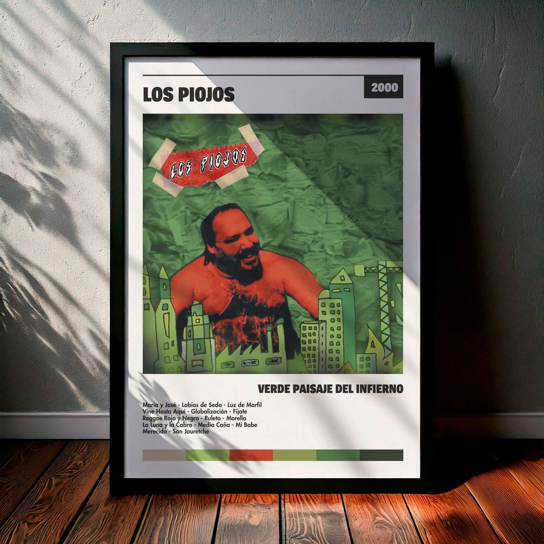 Cuadro Los Piojos - Verde Paisaje del Infierno