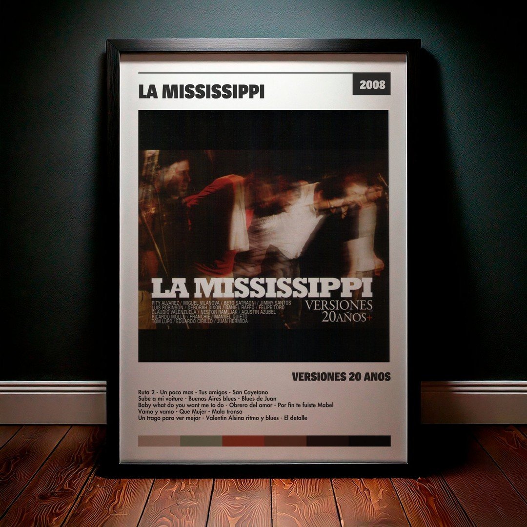 Cuadro La Mississippi - Versiones 20 Años