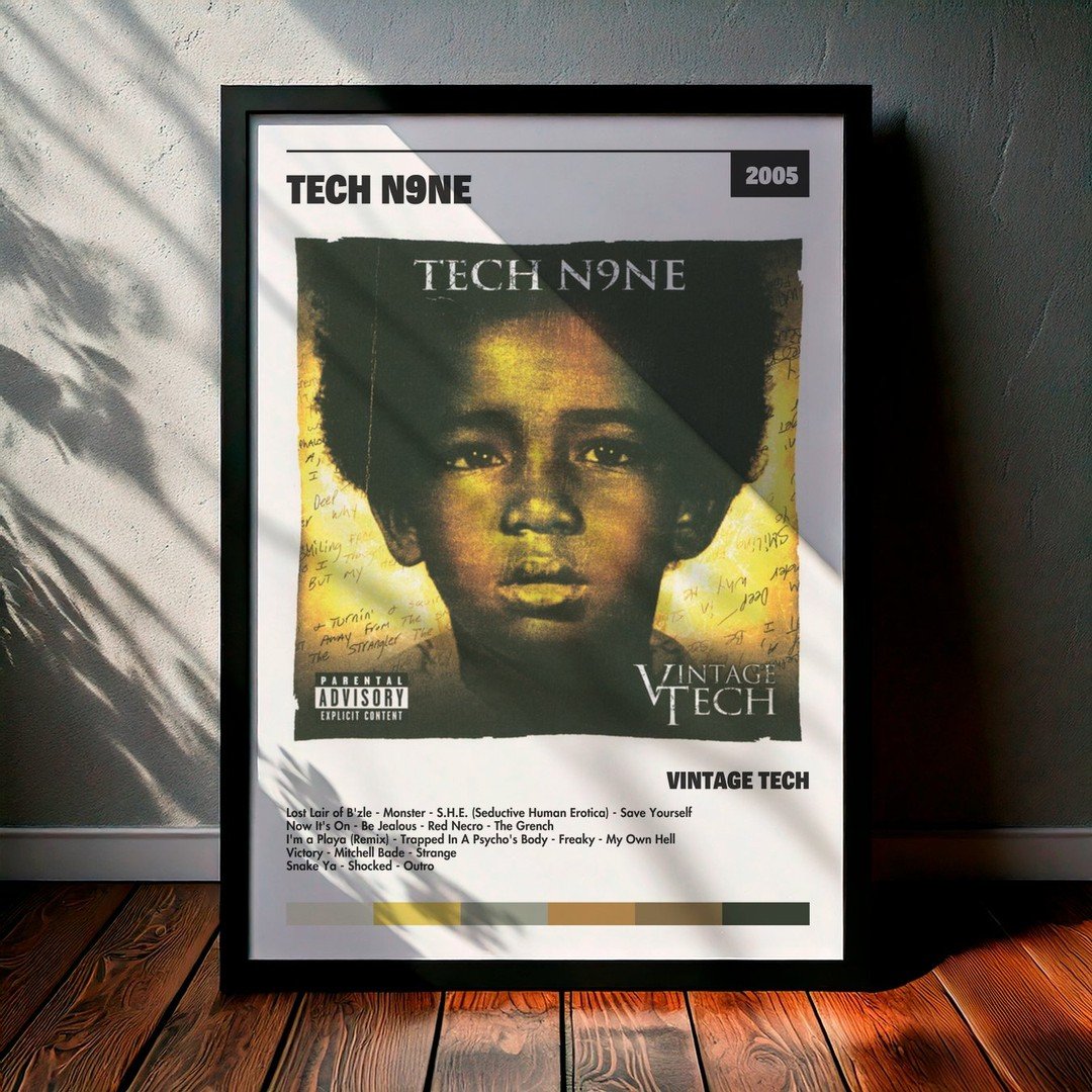 Cuadro Tech N9ne - Vintage Tech