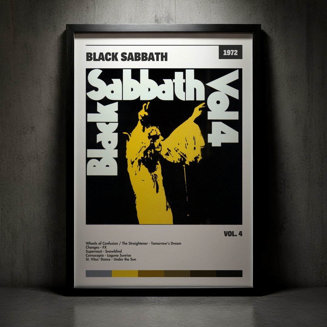 Cuadro Black Sabbath - Vol. 4