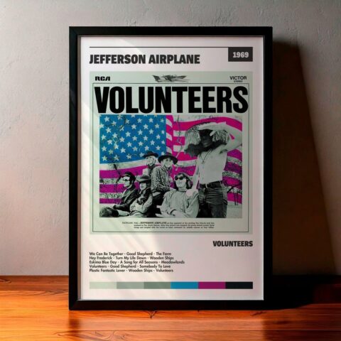 Cuadro Jefferson Airplane - Volunteers