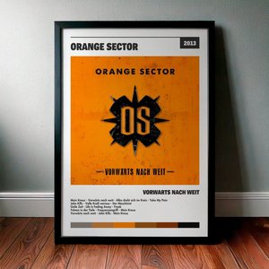 Cuadro Orange Sector - Vorwärts nach weit