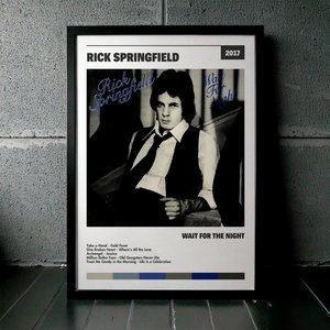 Cuadro Rick Springfield - Wait for the Night