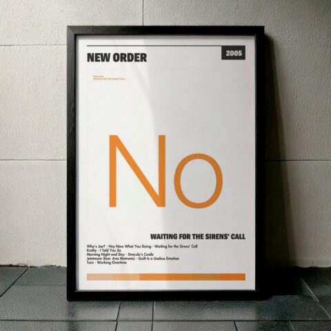 Cuadro New Order - Waiting for the Sirens' Call
