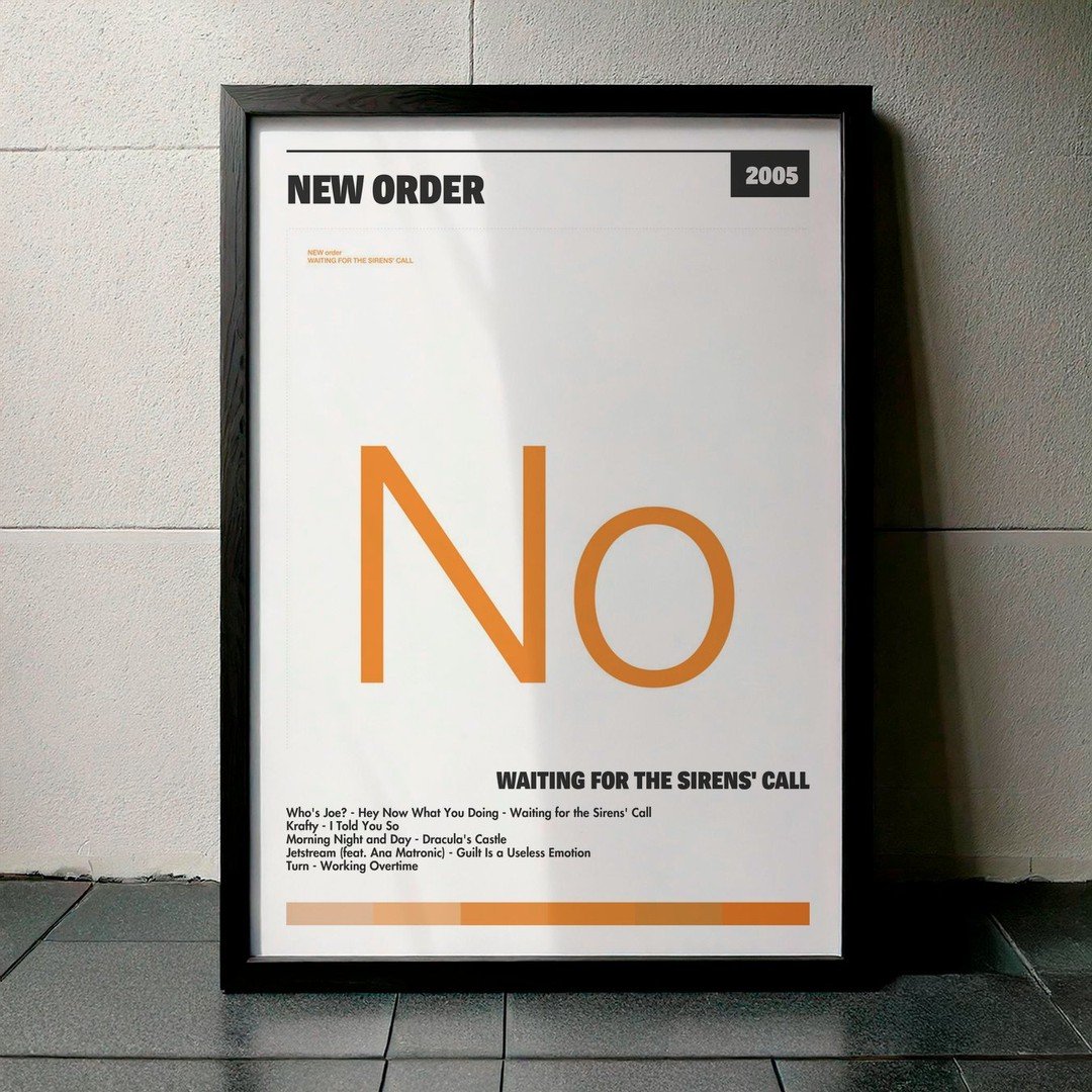 Cuadro New Order - Waiting for the Sirens' Call