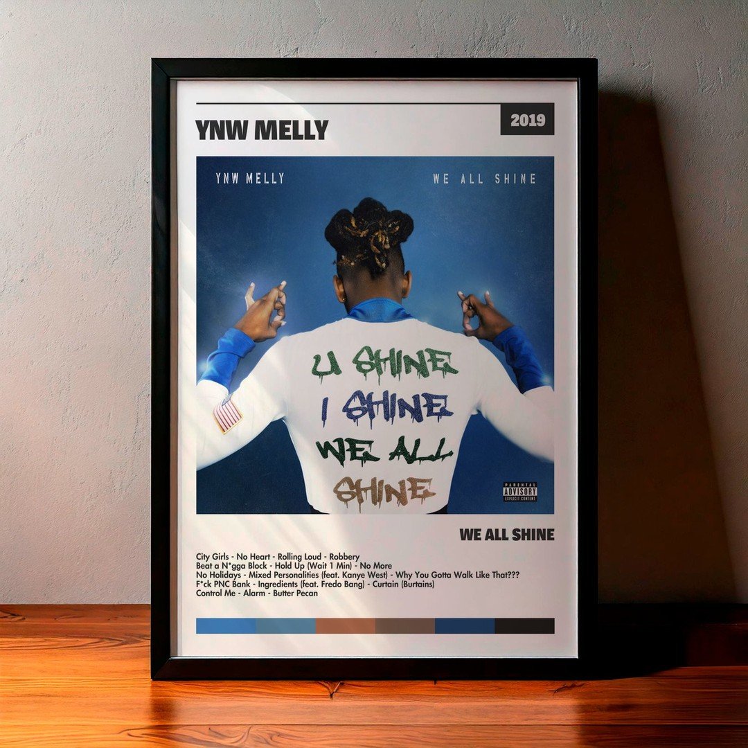 Cuadro YNW Melly - We All Shine