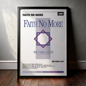Cuadro Faith No More - We Care a Lot