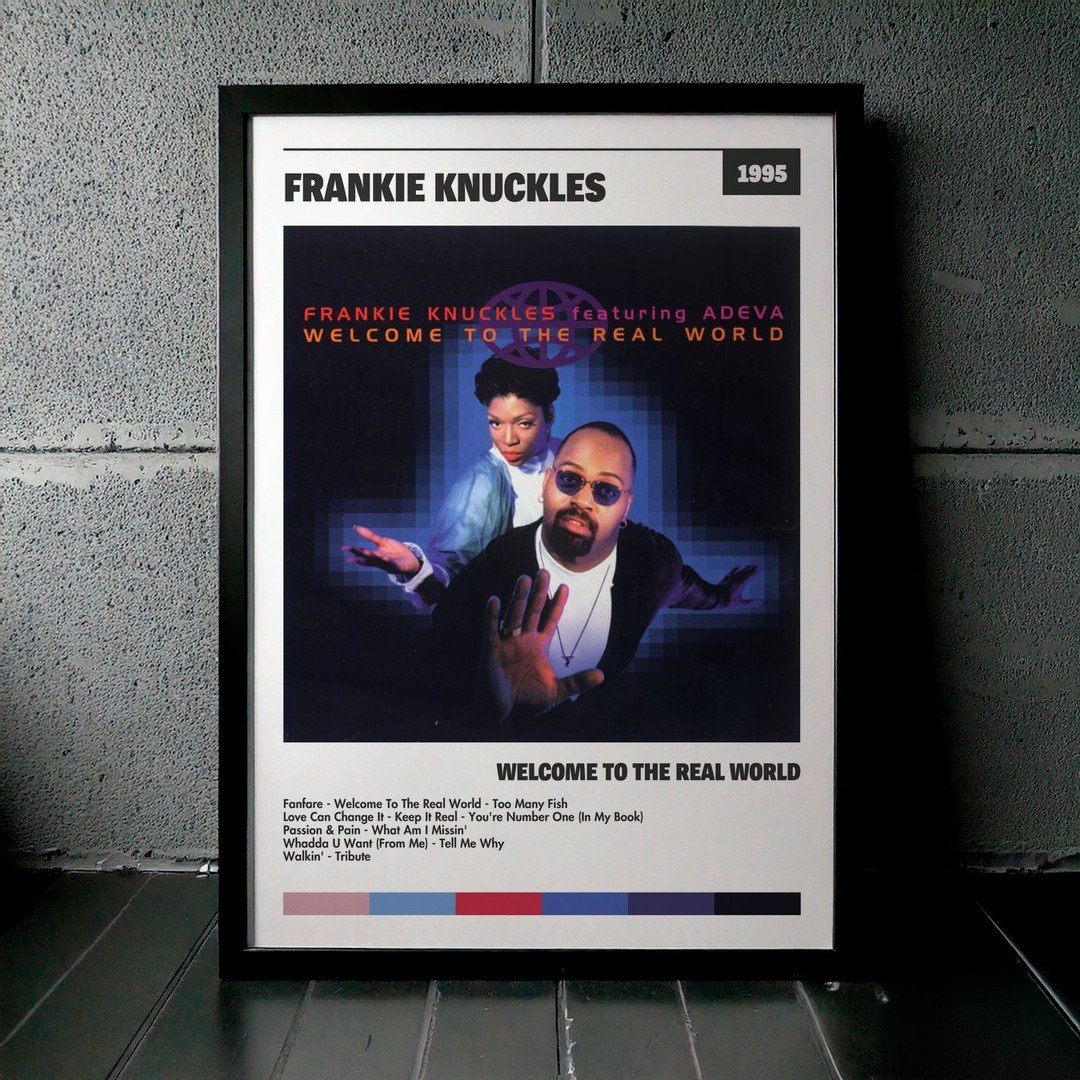 Cuadro Frankie Knuckles - Welcome To The Real World