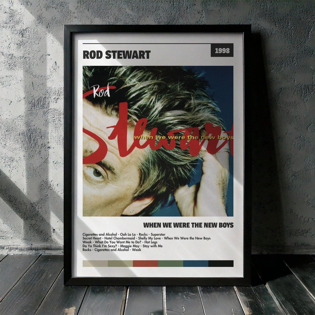 Cuadro Rod Stewart - When We Were the New Boys