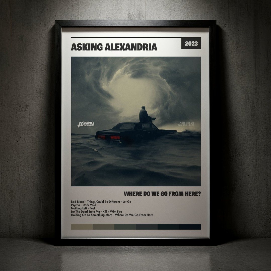 Cuadro Asking Alexandria - Where Do We Go From Here?