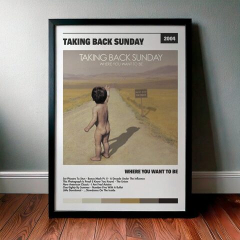 Cuadro Taking Back Sunday - Where You Want To Be