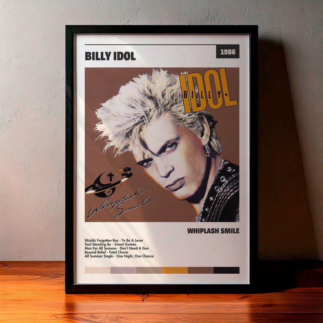 Cuadro Billy Idol - Whiplash Smile