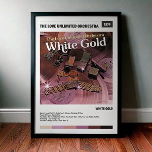 Cuadro The Love Unlimited Orchestra - White Gold