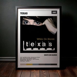 Cuadro Texas - White On Blonde