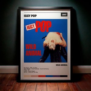 Cuadro Iggy Pop - Wild Animal