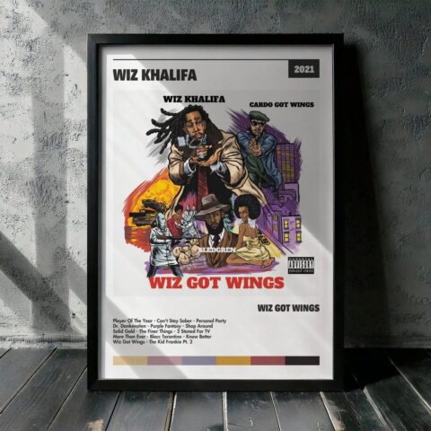 Cuadro Wiz Khalifa - Wiz Got Wings