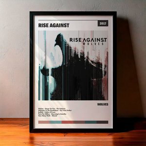 Cuadro Rise Against - Wolves