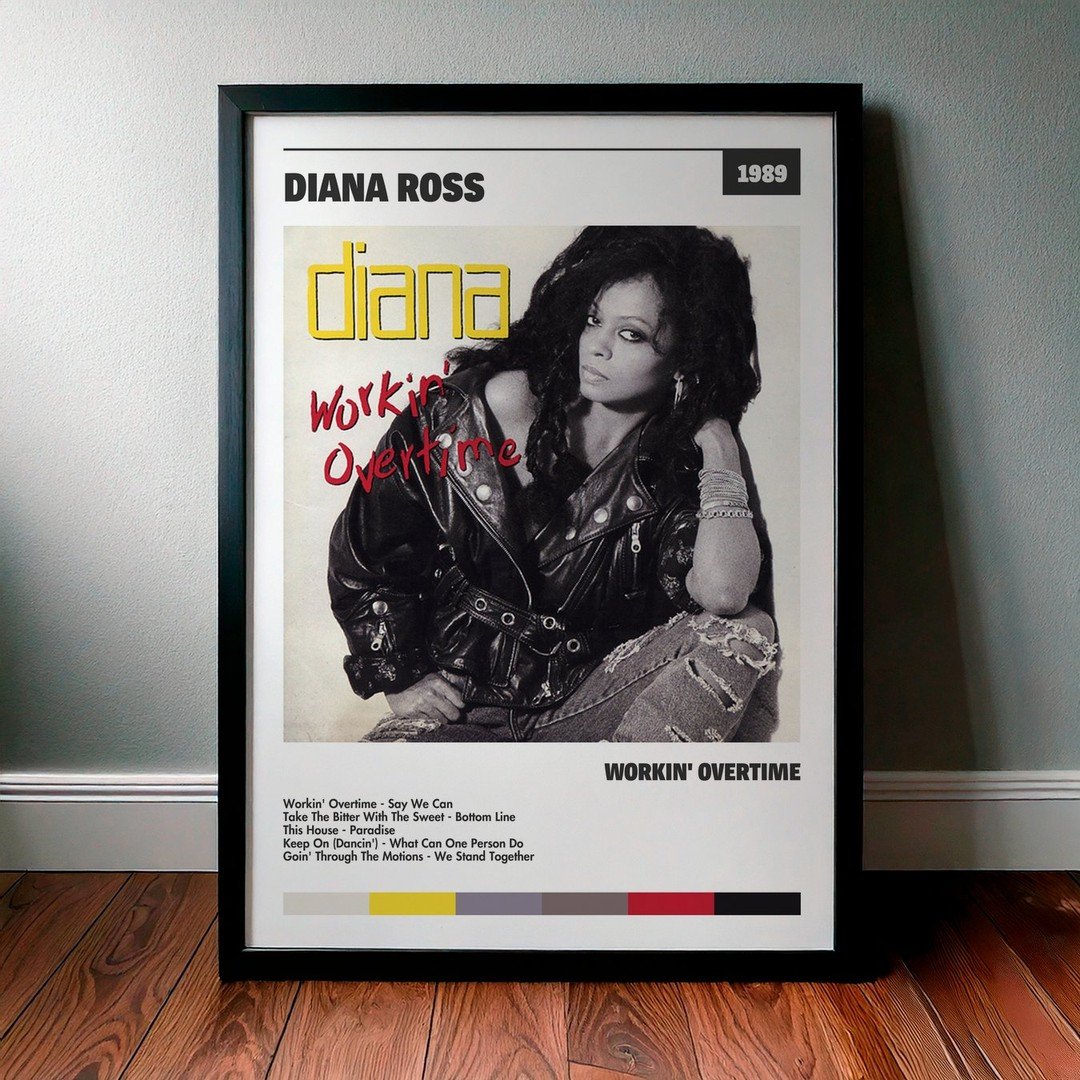 Cuadro Diana Ross - Workin' Overtime