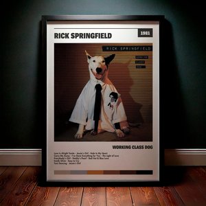 Cuadro Rick Springfield - Working Class Dog