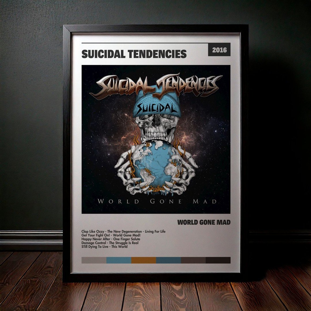 Cuadro Suicidal Tendencies - World Gone Mad