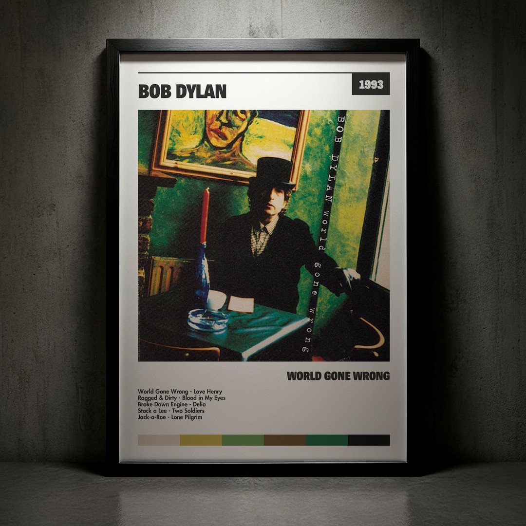 Cuadro Bob Dylan - World Gone Wrong