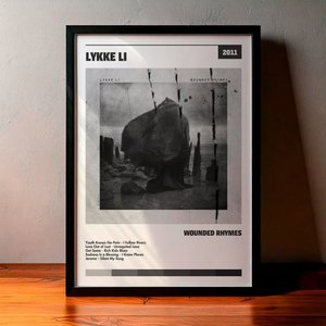 Cuadro Lykke Li - Wounded Rhymes