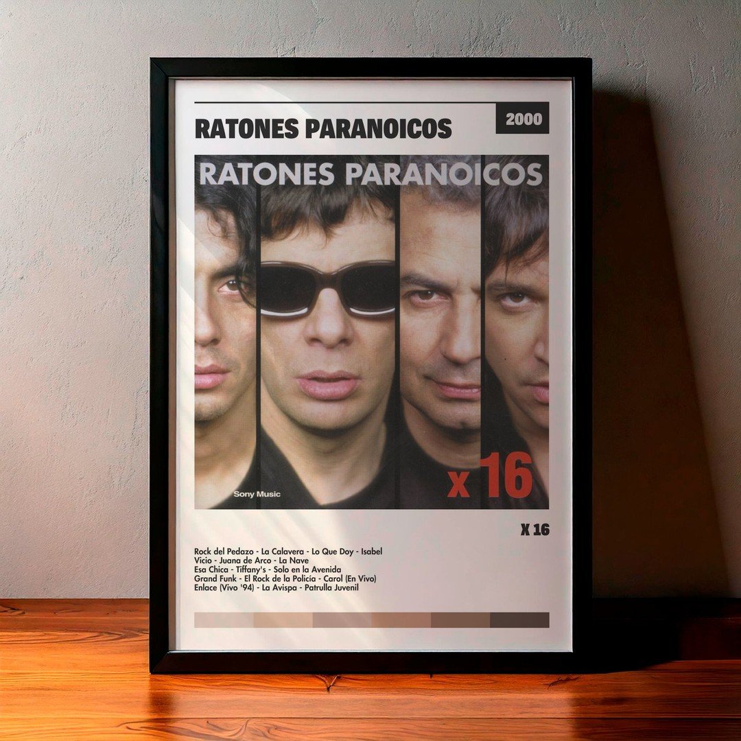 Cuadro Ratones Paranoicos - X 16