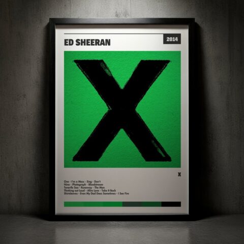 Cuadro Ed Sheeran - x