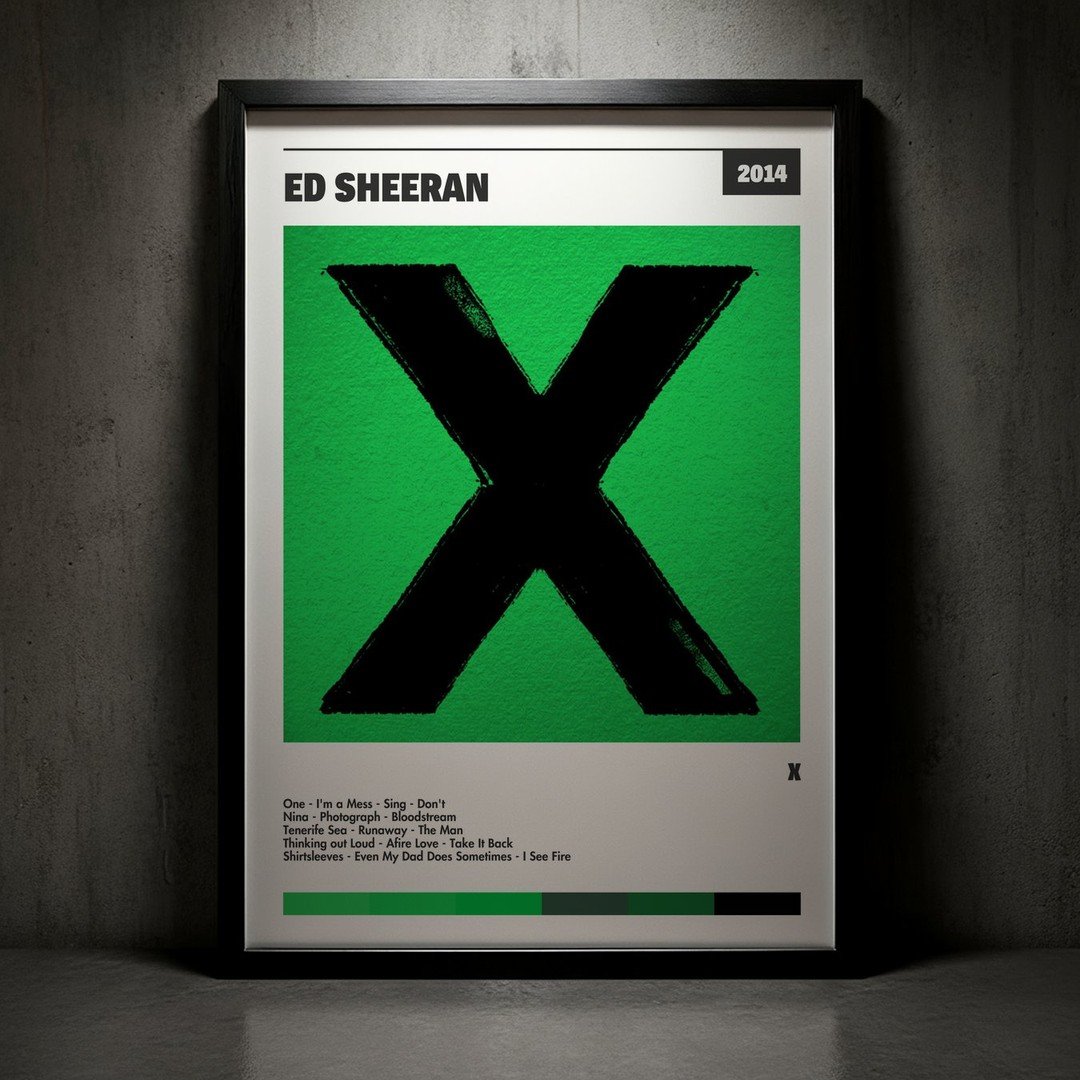 Cuadro Ed Sheeran - x